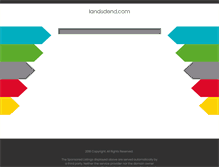 Tablet Screenshot of landsdend.com